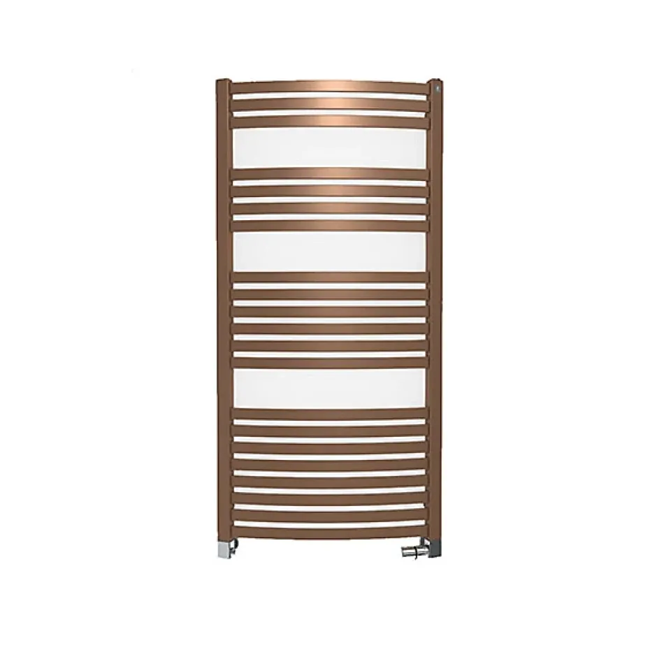 Matisere Sèche-serviette eau chaude cuivre lumineux de 1760mm de haut et 400mm de large - 646 Watt - DEX1760/400ZXBCO* Sèche-Serviettes Eau Chaude