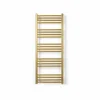 Matisere Sèche-serviette eau chaude doré de 1140mm de haut et 580mm de large - 550 Watt - FIO1140/580SXBRA