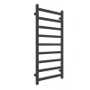 Matisere Sèche-serviette eau chaude noir de 1680mm de haut et 500mm de large - 618 Watt - SIM1680/500ZXN