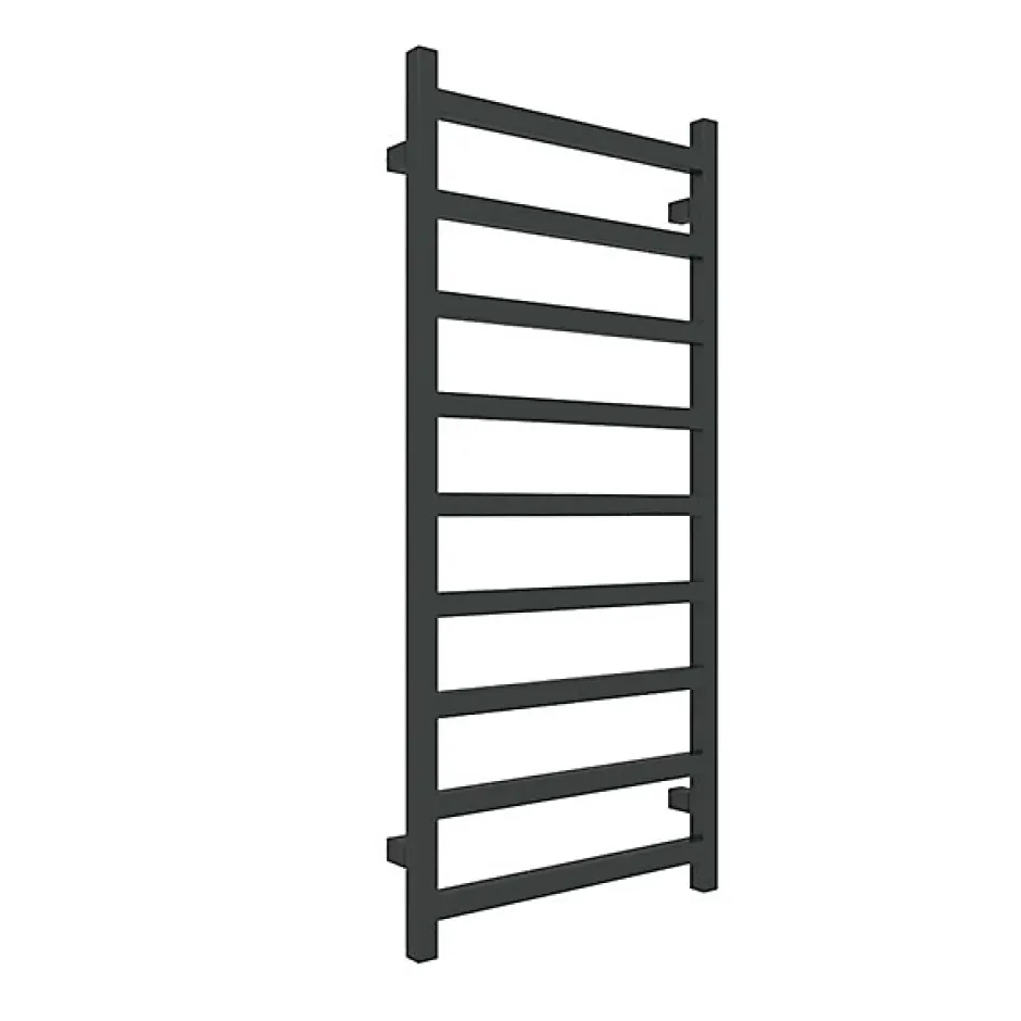 Matisere Sèche-serviette eau chaude noir de 1680mm de haut et 500mm de large - 618 Watt - SIM1680/500ZXN