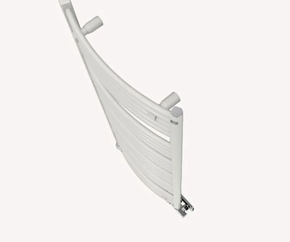Matisere Sèche-serviette eau chaude blanc de 786mm de haut et 500mm de large - 389 Watt - DOM786/500SXB* Sèche-Serviettes Eau Chaude