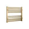Matisere Sèche-serviette eau chaude doré de 300mm de haut et 1400mm de large - 405 Watt - LIM300/1400SXBRA* Sèche-Serviettes Eau Chaude