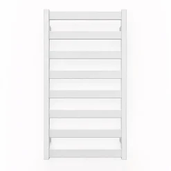 Matisere Sèche-serviette eau chaude blanc de 670mm de haut et 300mm de large - 185 Watt - VIV670/300SXB