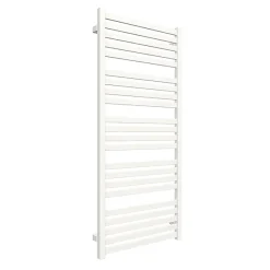 Matisere Sèche-serviette eau chaude blanc de 600mm de haut et 530mm de large - 301 Watt - MAR600/530SXB* Sèche-Serviettes Eau Chaude
