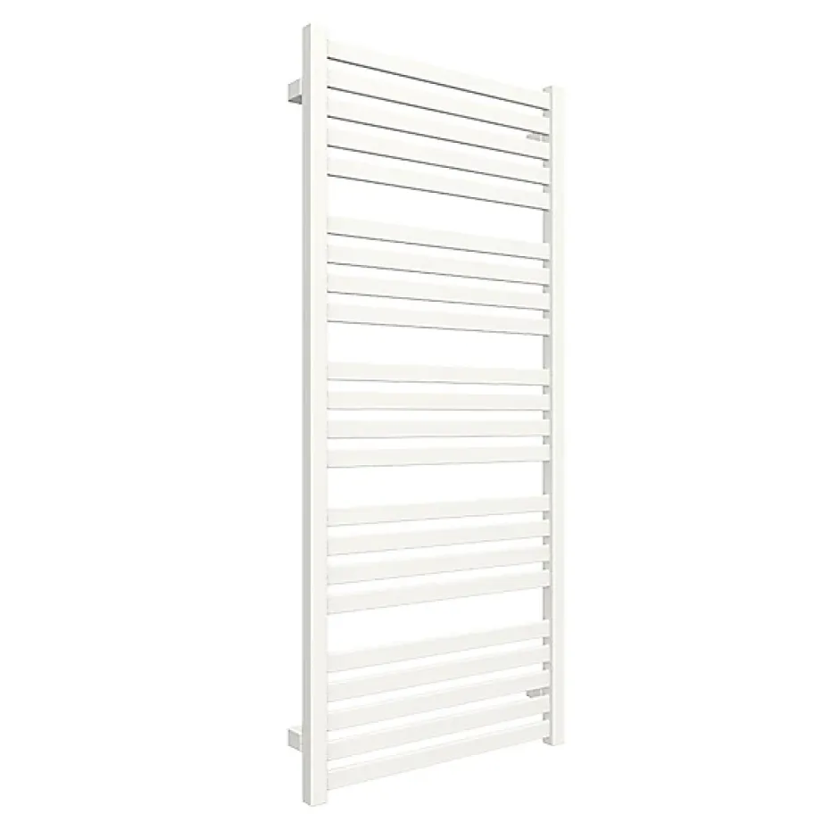 Matisere Sèche-serviette eau chaude blanc de 600mm de haut et 530mm de large - 301 Watt - MAR600/530SXB* Sèche-Serviettes Eau Chaude