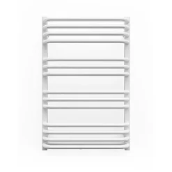 Matisere Sèche-serviette eau chaude blanc de 760mm de haut et 400mm de large - 330 Watt - ALE760/400SXB