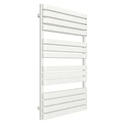Matisere Sèche-serviette eau chaude blanc de 785mm de haut et 500mm de large - 551 Watt - WAR785/500TBSXB* Sèche-Serviettes Eau Chaude