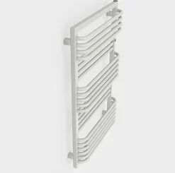 Matisere Sèche-serviette eau chaude blanc de 600mm de haut et 450mm de large - 308 Watt - POC600/450ZXB