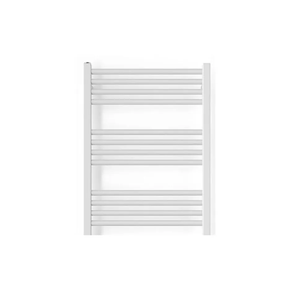 Matisere Sèche-serviette eau chaude blanc de 660mm de haut et 630mm de large - 350 Watt - FIO660/630SXB* Sèche-Serviettes Eau Chaude