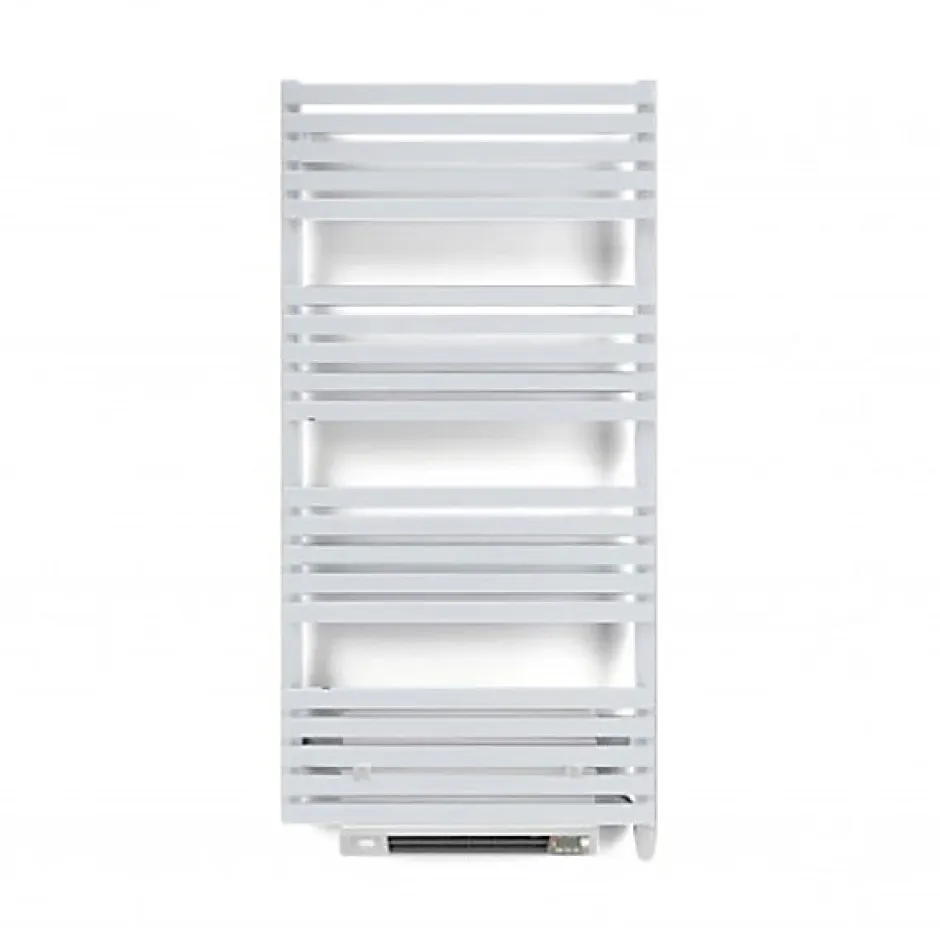 Matisere Sèche-serviette électrique blanc de 870mm de haut et 600mm de large - 1000 Watt - QUA870/600SE8BBLO