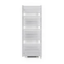 Matisere Sèche-serviette électrique blanc de 1260mm de haut et 540mm de large - 1000 Watt - TYT1260/540E8BBLO