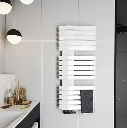 Matisere Sèche-serviette électrique blanc - (HxL) 925x500 mm - 800 (Watts) - 800 Watt - IRO925-500SE8BB