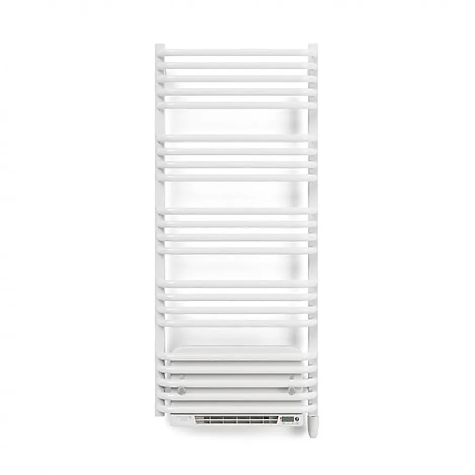 Matisere Sèche-serviette électrique blanc de 1580mm de haut et 700mm de large - 1000 Watt - ALE1580/700E8BBLO