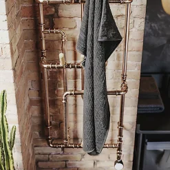 Matisere Sèche-serviette électrique cuivré de 923mm de haut et 431mm de large - 300 Watt - PAJ923/431E8SOA