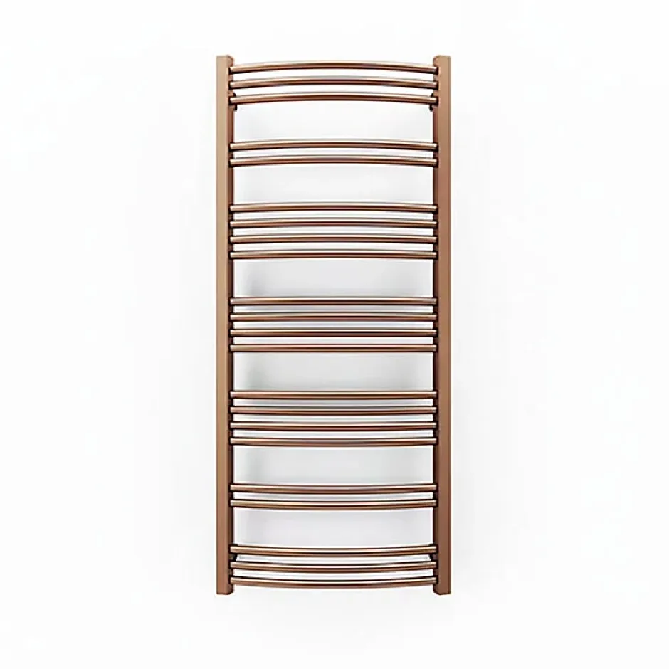 Matisere Sèche-serviette électrique cuivré - (HxL) 1149x600 mm - 600 (Watts) - 600 Watt - JAD1149-600E1COP* Sèche-Serviettes Électrique