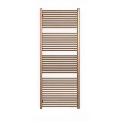 Matisere Sèche-serviette électrique cuivré - (HxL) 710x230 mm - 200 (Watts) - 200 Watt - MIK710-230E8BCO* Sèche-Serviettes Électrique