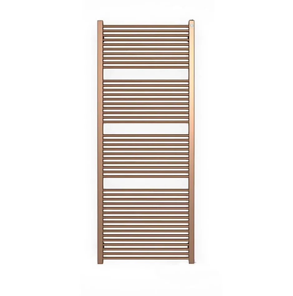 Matisere Sèche-serviette électrique cuivré - (HxL) 710x230 mm - 200 (Watts) - 200 Watt - MIK710-230E8BCO* Sèche-Serviettes Électrique