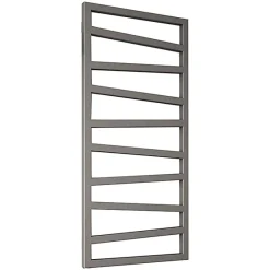 Matisere Sèche-serviette électrique gris - (HxL) 1310x500 mm - 600 ( Watts) - 600 Watt - ZIG1310-500E8MST* Sèche-Serviettes Électrique