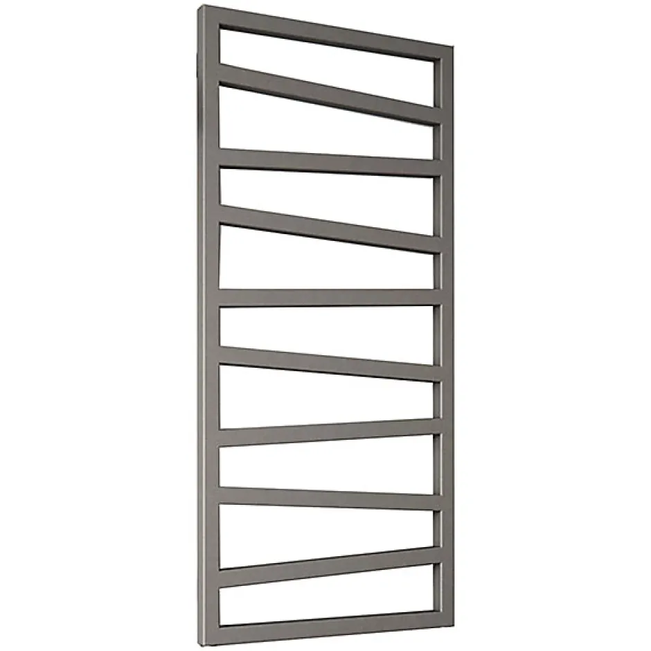 Matisere Sèche-serviette électrique gris - (HxL) 1310x500 mm - 600 ( Watts) - 600 Watt - ZIG1310-500E8MST* Sèche-Serviettes Électrique