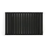 Matisere Sèche-serviette électrique noir thermostat wifi - HxL 630x1825mm - 2000 Watt - WAR630/1825ROE8NW