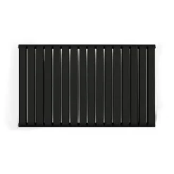 Matisere Sèche-serviette électrique noir thermostat wifi - HxL 630x1825mm - 2000 Watt - WAR630/1825ROE8NW