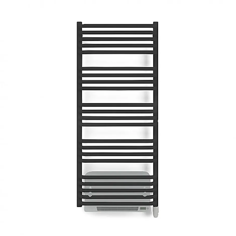 Matisere Sèche-serviette électrique noir de 1580mm de haut et 500mm de large - 800 Watt - ALE1580/500E8NBLO* Sèche-Serviettes Soufflant
