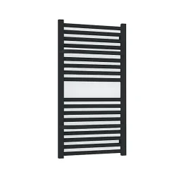 Matisere Sèche-serviette électrique noir - (HxL) 820x300mm - 300 Watts - 300 Watt - LIM820-300E8N* Sèche-Serviettes Électrique