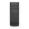 Matisere Sèche-serviette électrique noir de 1320mm de haut et 600mm de large - 800 Watt - CIT1320/600E8NBLO* Sèche-Serviettes Soufflant