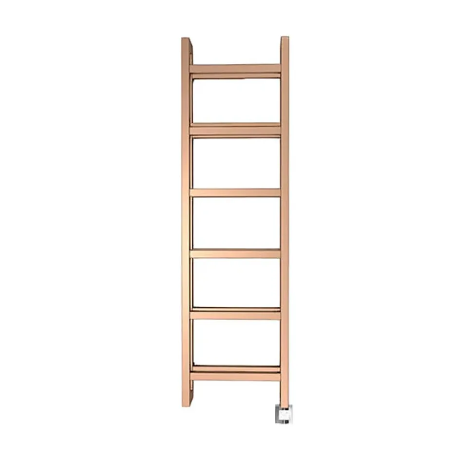 Matisere Sèche-serviette électrique programmable cuivré - HxL 1610x500mm - 800 Watt - STA1610/500E8BCOP* Sèche-Serviettes Électrique