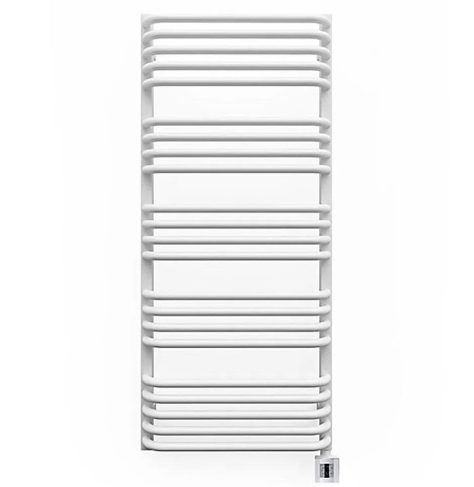 Matisere Sèche-serviette électrique programmable blanc - HxL : 760x300 mm - 300 Watt - ALE760/300E8BP* Sèche-Serviettes Électrique