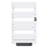 Bestherm Sèche-serviette électrique sans fluide avec soufflerie 500W+1000W H.108,4xL60cm HANAE blanc