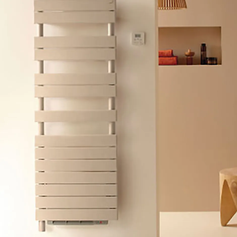 Matisere Sèche-serviette électrique soufflant blanc - HxL 1402x500mm - 500 Watt - ROE-140-050/IFS/B