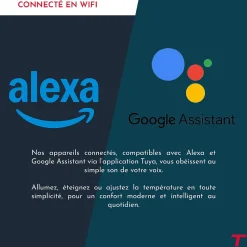 Thomson Sèche-serviette électrique sans fluide connecté WiFi 500W COSMO blanc* Sèche-Serviettes Mixte