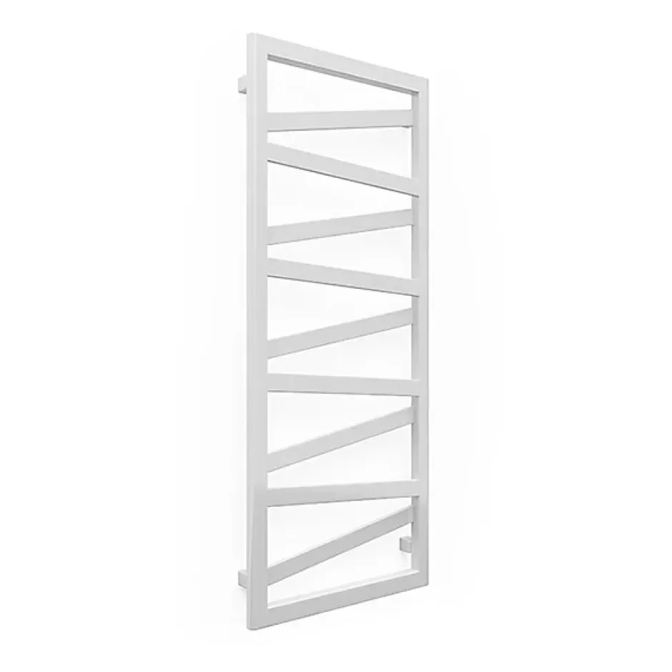 Matisere Sèche-serviette mixte blanc - (HxL) 1230x400mm - 400 Watt - 386 Watt - WIN1230-400Z1B
