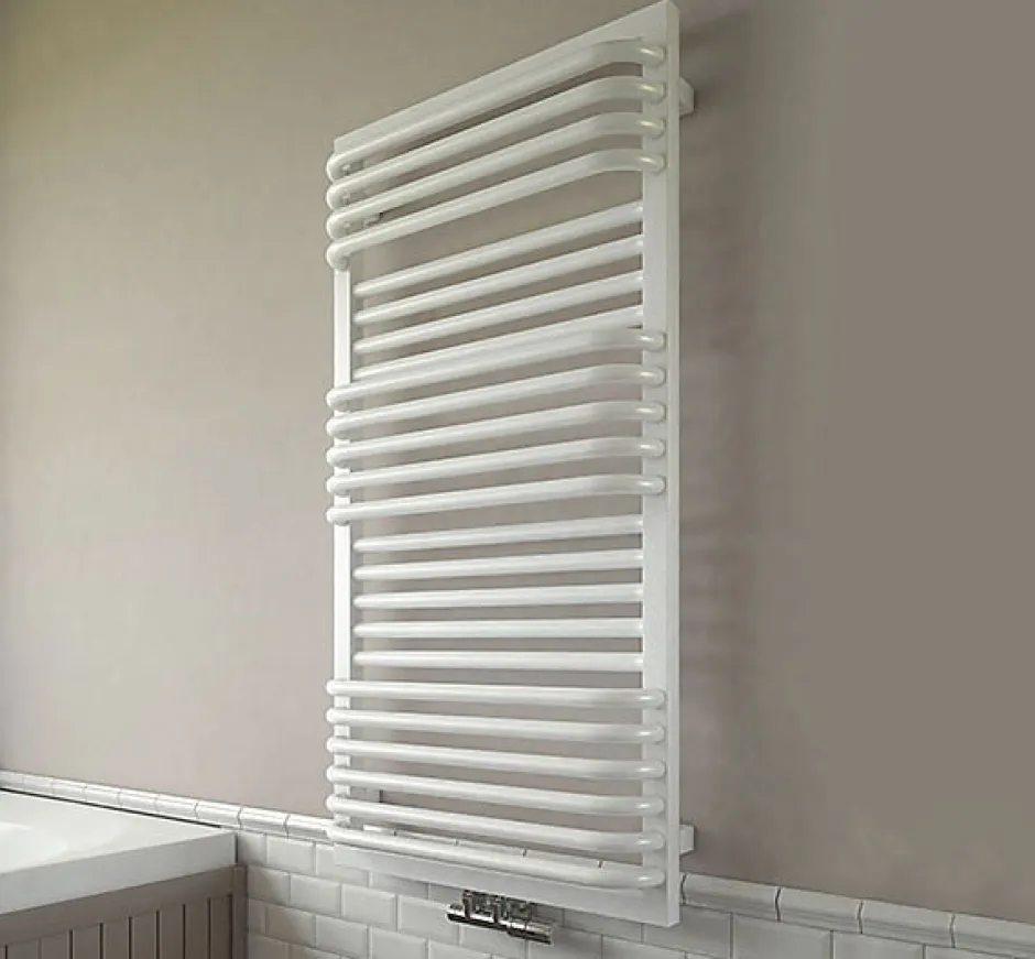 Matisere Sèche-serviette mixte blanc de 1400mm de haut et 600mm de large - 1013 Watt - POC1400/600SOAZ1B* Sèche-Serviettes Mixte