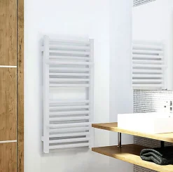 Matisere Sèche-serviette mixte blanc - (HxL) 820x700mm - 500 Watt - 547 Watt - LIM820-700Z8B
