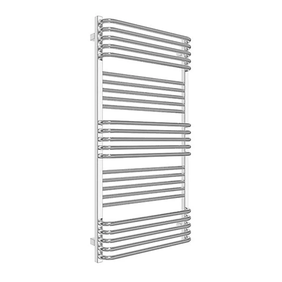 Matisere Sèche-serviette mixte chromé de 1580mm de haut / 600mm de large - 739 Watt - POL1580/600V2CRO