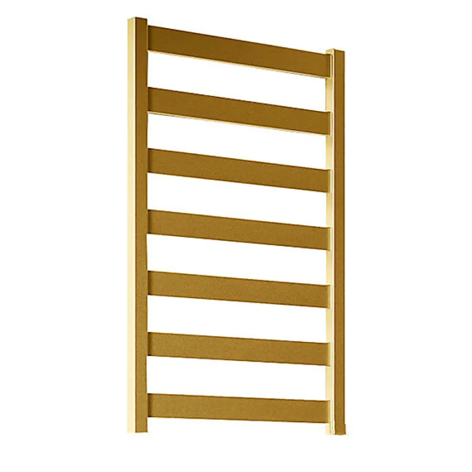 Matisere Sèche-serviette mixte doré de 670mm de haut et 600mm de large - 320 Watt - VIV670/600V2BRA
