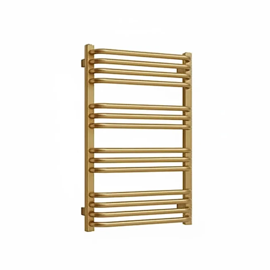 Matisere Sèche-serviette mixte doré de 760mm de haut et 500mm de large - 412 Watt - ALE760/500V2BRA