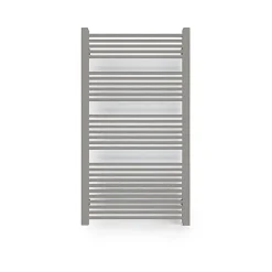 Matisere Sèche-serviette mixte gris de 1460mm de haut et 230mm de large - 367 Watt - MIK1460/230Z1MAV* Sèche-Serviettes Mixte