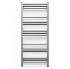 Matisere Sèche-serviette mixte gris de 1380mm de haut et 680mm de large - 757 Watt - FIO1380/680V2RGR