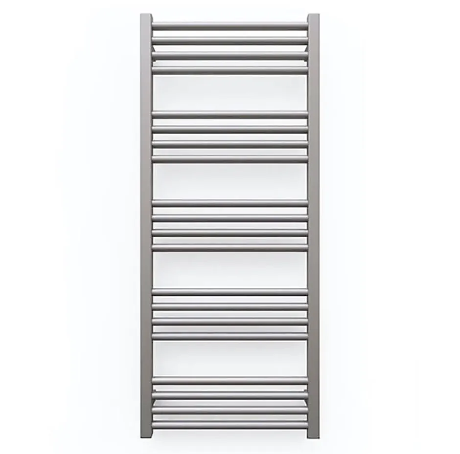 Matisere Sèche-serviette mixte gris de 1380mm de haut et 680mm de large - 757 Watt - FIO1380/680V2RGR