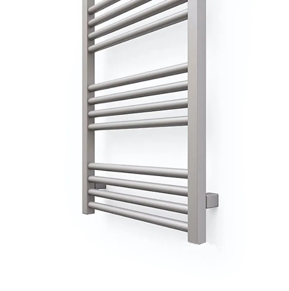 Matisere Sèche-serviette mixte gris de 1380mm de haut et 680mm de large - 757 Watt - FIO1380/680V2RGR