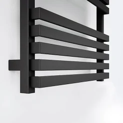 Matisere Sèche-serviette mixte noir - (HxL) 870x450 mm - 400 Watt - 402 Watt - QUA870-450SV2N* Sèche-Serviettes Mixte