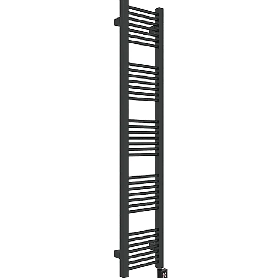Matisere Sèche-serviette mixte noir - (HxL) 1210x230 mm - 300 Watt - 308 Watt - MIK1210-230V2N* Sèche-Serviettes Mixte