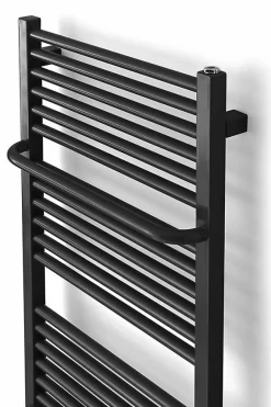 Matisere Sèche-serviette mixte noir de 1700mm de haut et 700mm de large - 1183 Watt - LIM1700/700SOAV2N