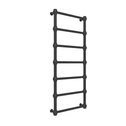 Matisere Sèche-serviette mixte Noir de 1540mm de haut et 504 mm de large - 390 Watt - RET1540/504V2N