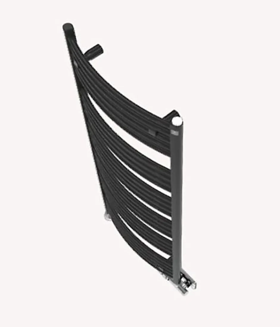 Matisere Sèche-serviette mixte noir - (HxL) 1116x600 mm - 600 Watt - 651 Watt - DOM1116-600Z8N* Sèche-Serviettes Mixte