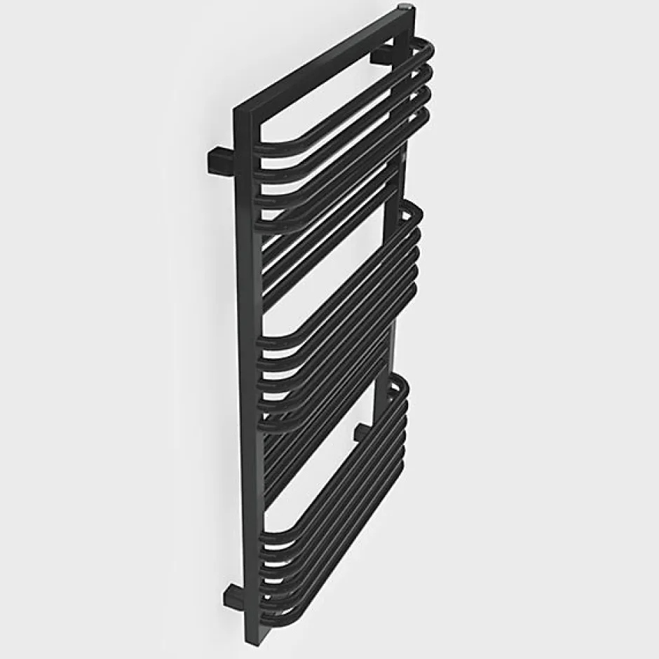 Matisere Sèche-serviette mixte noir - (HxL) 1240x450 mm - 800 Watt - 669 Watt - POC1240-450Z1N