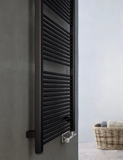 Matisere Sèche-serviette mixte noir - (HxL) 435x430 mm - 200 Watt - 203 Watt - MIK435-430Z8N